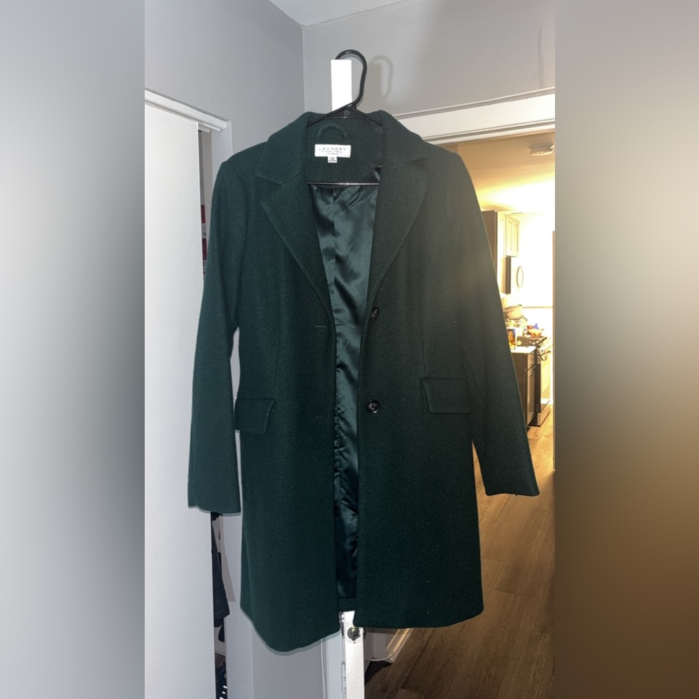 Laundry by Shelli Segal Forest Green Outerwear